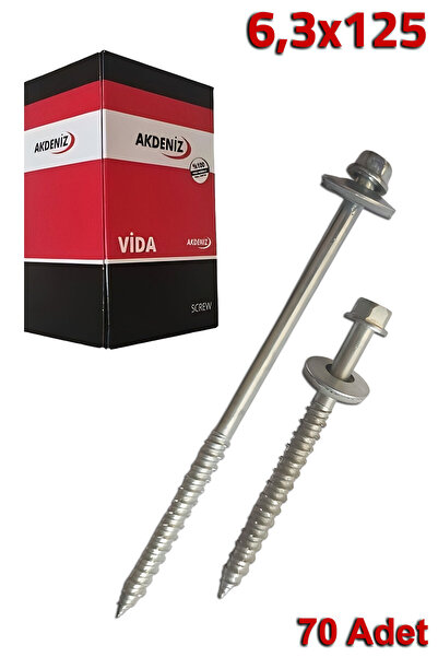 Ahtapot Akdeniz Betofast Vida 6,3X125 (70 Adet)