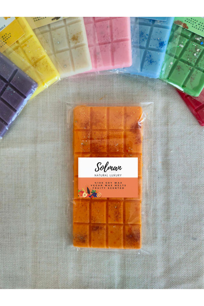 Solman Karışık Meyve Buhurdanlık Mumu Koku Tableti Doğal Oda Kokusu Aromatera...