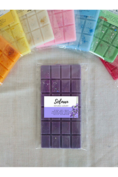 Solman Lavanta Yasemin Buhurdanlık Mumu Koku Tableti Doğal Oda Kokusu Aromate...