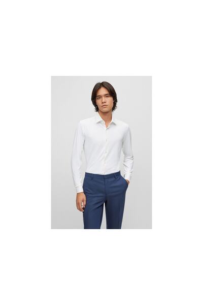 Hugo Boss round neck long-sleeved shirt