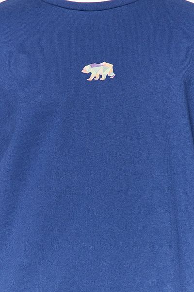 Trendyol Collection Tmavě modrá vyšívaná oversize fleecová mikina - TMNAW23sw00191