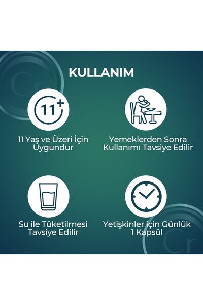 VOOP Krom Pikolinat 200 µg | 30 Bitkisel - Vegan Kapsül