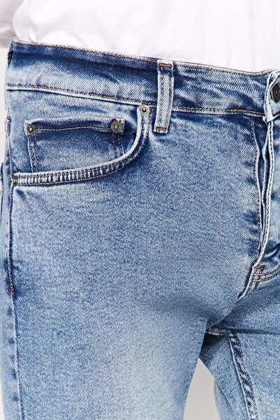 Trendyol Collection Light Blue Skinny Fit Jeans - Stretchy Fabric, Slim Fit Tmnaw24Je00006