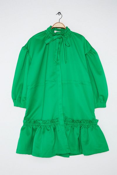 İpekyol Palton verde de damă