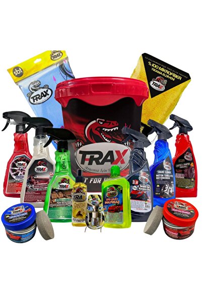 Genel Markalar T-rax 13'lü Efsane Exclusive Oto Bakım Araba Yıkama Temizlik K...