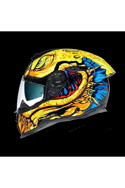 Nexx Sx.100r Abısal Sarı-mavi Kask