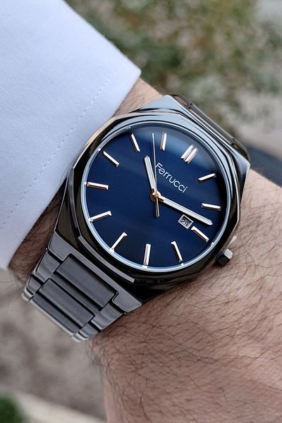 Ferrucci Men's Wristwatch - Calendar Detailed