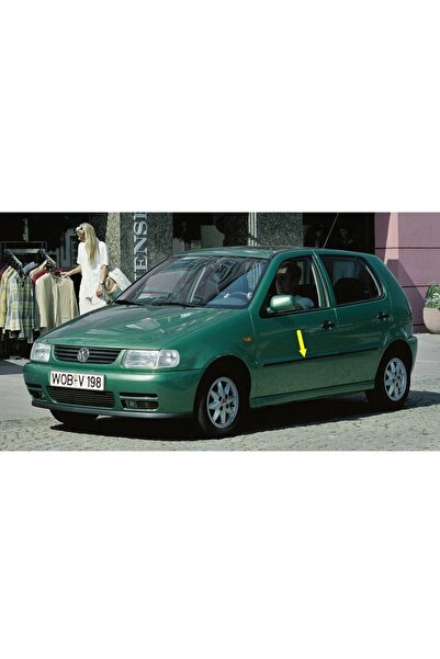 BSG Vw Volkswagen Polo Hb Hatchback 1994-1999 Sol Ön Kapı Orta Çıtası Siyah 6...