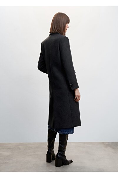 MANGO Woman Özel Dikim Yün Palto