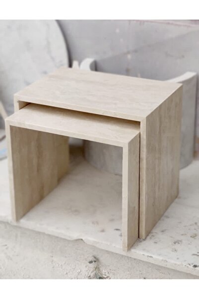 Genel Markalar Mermer Zigon Sehpa