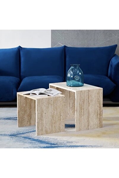 Genel Markalar Mermer Zigon Sehpa