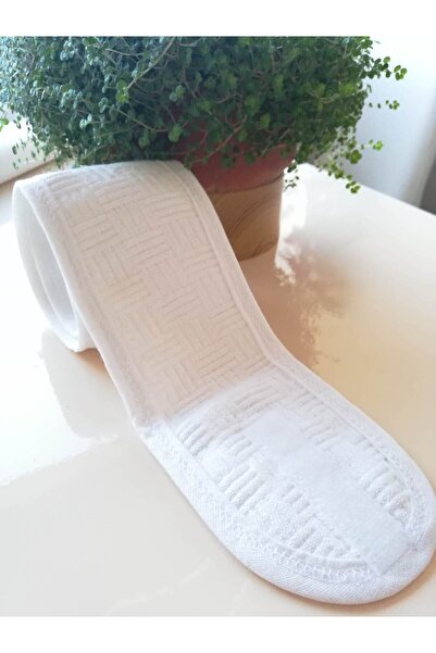 MEŞELİ TEKSTİL Bandă de păr din bumbac alb