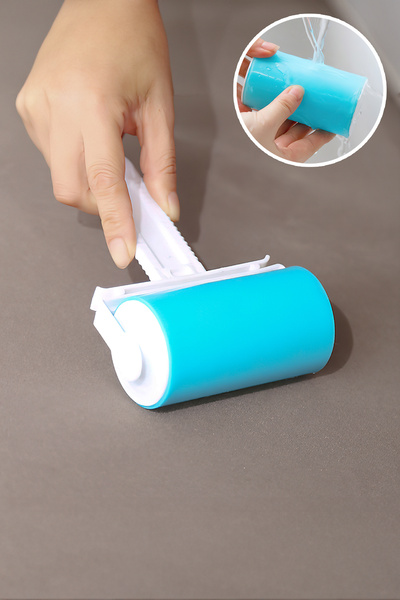 MUJGAN Yıkanılabilir Su Yeşili Tüy Toplama Rulosu