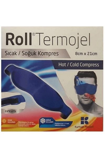 Roll ضغط ثيرموجيل ساخن وبارد للعين ومحيطها 8x21 سم