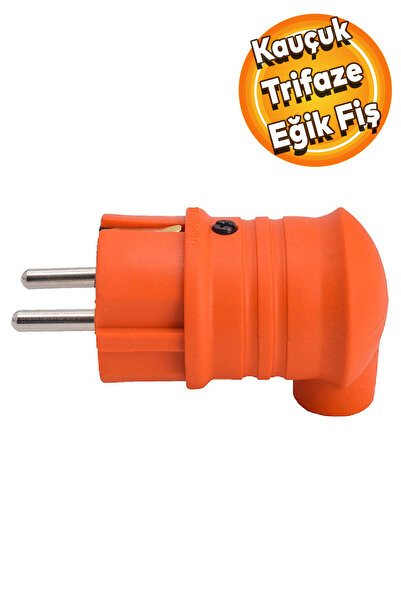 Bylion KEF-L-O Monofaze Kauçuk Eğik Erkek Fiş