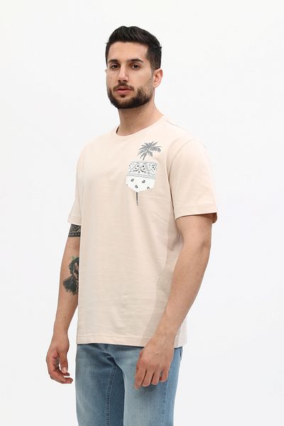 Owut Collection Ανδρικό μπλουζάκι με λαιμόκοψη 100% βαμβάκι