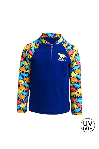 Funky Trunks Swimmasaurus Erkek Çocuk UV Üst Mayo, UV Korumalı Üst