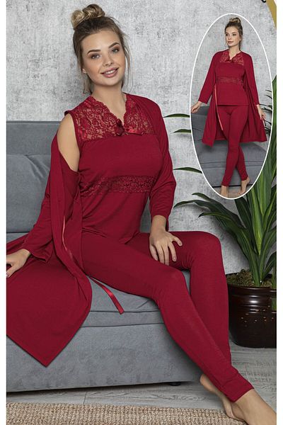 JENİKA Set pijama halat de damă 