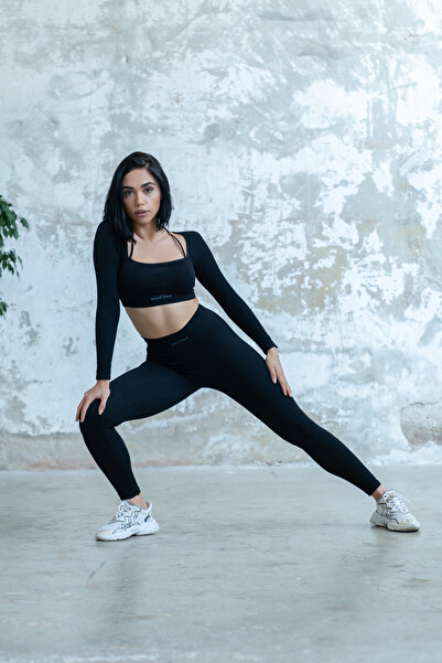 GYMXPRO Dikişsiz Fitilli Uzun Kollu Ikili Takım