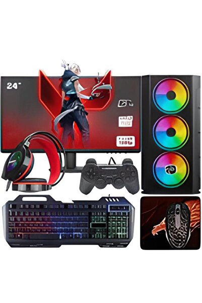 Gaming Game RTX27 Ryzen 5 5500 32GB DDR4 1TB SSD RTX3060 12GB 24'' Oyuncu Mas...