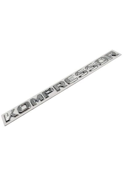idealaksesuar Kompressor Luggage Lettering Abs Chrome Sticker Luxury Quality Emblem Logo