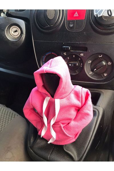 zifona Vehicle Gear Clothing Gear Shift Fleece Gear Hood Gear Shift Decoration PINK