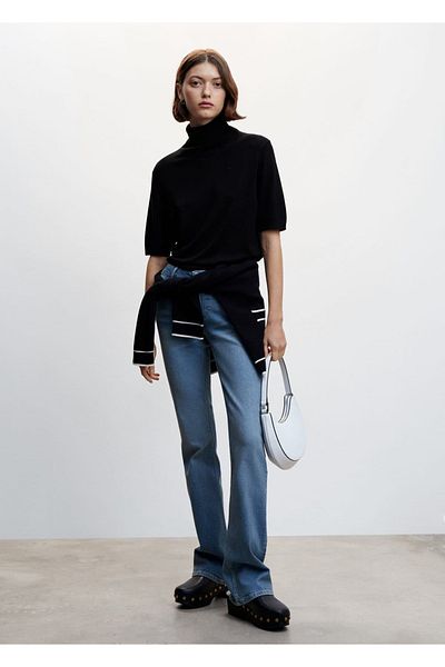 MANGO Woman Turtleneck Knitwear Sweater