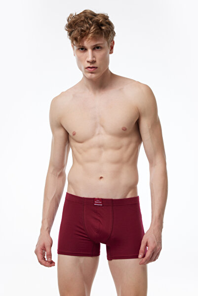 Malabadi Ανδρικό Πράσινο Claret Red Blue 3 τεμαχίων Cotton Elastane Boxer 3m074