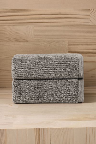 COTTONMANIA Pana 404 - Комплект кърпи от 2 части Premium, 50x90 см, нова тенденция