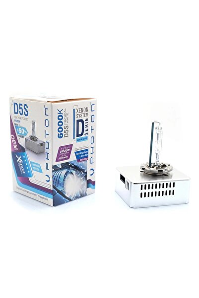 IŞIK ARAÇ AYDINLATMA PHOTON D5S 6000K BEYAZ XENON AMPÜL+%50