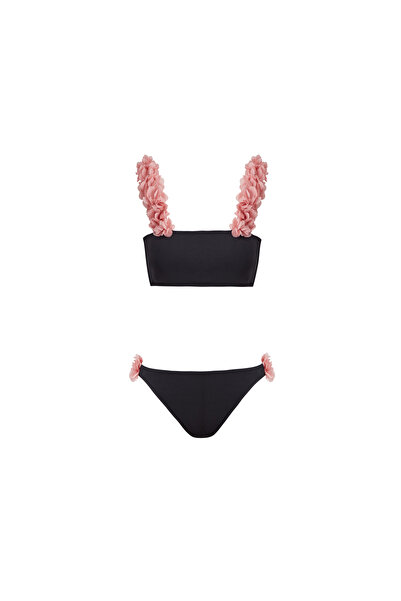 LOVEKINI Rosa Black Kids Bikini
