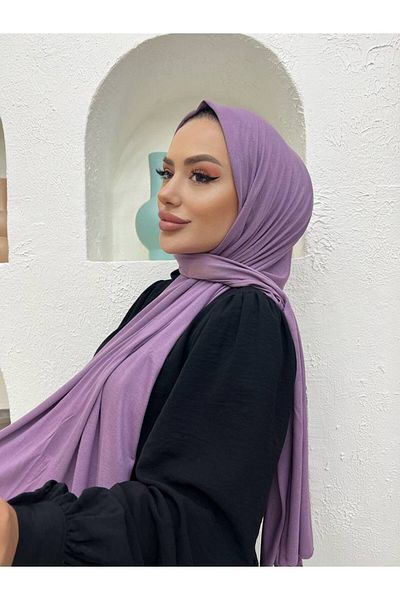 useev Combed Cotton Shawl Lilac 0001