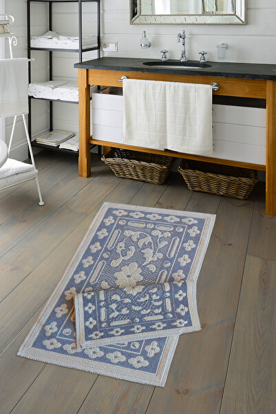 ALANUR Set de toaletă din 2 piese pentru baie Eco Cotton Bukle Ivy Grey