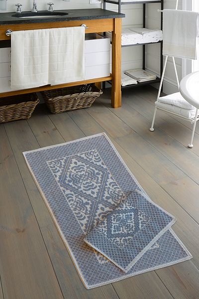 ALANUR Eco Cotton Bukle Μπάνιο 2 τεμαχίων Σετ Τουαλέτας Γκρι Περιτύλιγμα