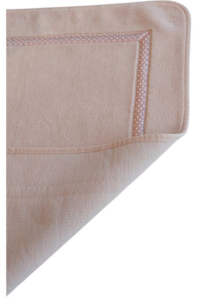 ALANUR Σετ καθίσματος τουαλέτας Royal Jacquard Cotton 2 τεμαχίων Πούδρα μπάνιου