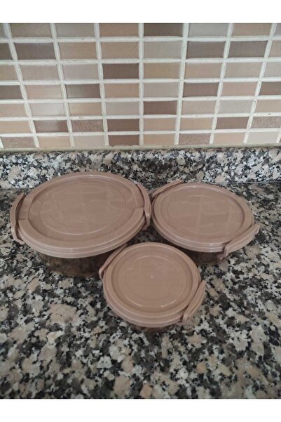 Bundeba Multi-Purpose 3-Piece Storage Container for Kitchen, Picnic, Travel and School