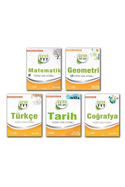 Palme Yayınevi Palme Tyt Eşit Ağırlık Konu Anlatımlı Set 5 Kitap Matematik Ge...