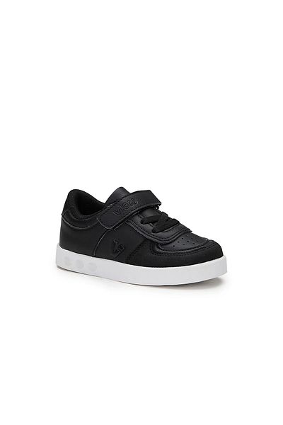 Vicco Original Orthopedic Lighted Black-White Children's Sports Shoes