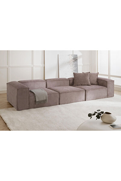 ERİZA Relax Soft 3 Modül Koltuk (Kahve) Babyface 05