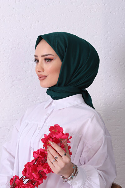 shalby Φουλάρι Hijab Bamboo Kraş Emerald
