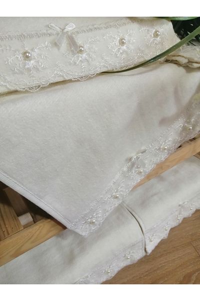 eminentsmell Hand Towel 12 Pieces with Pearls Laced Promise Engagement Henna Wedding Circumcision Bridal Gift Convoy Car Towel