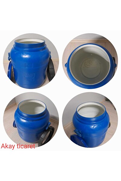 Akay 50 LİTRE YUVARLAK YAĞ VARİLİ