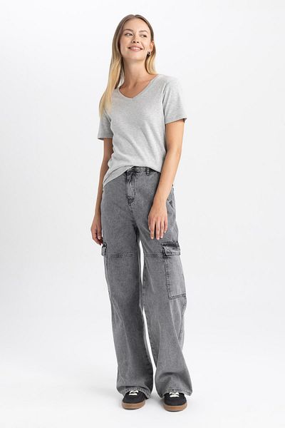 DeFacto Slim Fit tričko s krátkým rukávem
