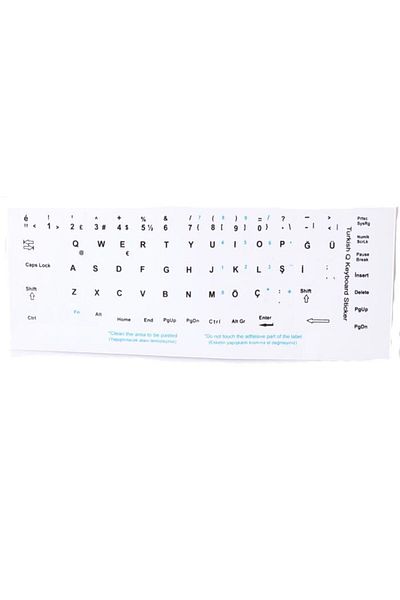Universal 300167 N.BOOK F ETICHETĂ TASTATURĂ TURCĂ, GRI