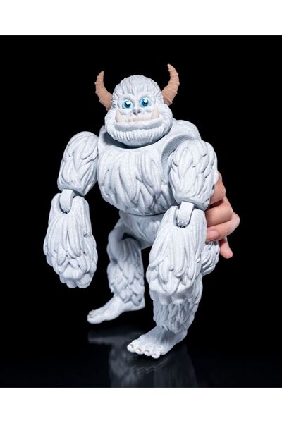 TuransoyCraft Hareketli Sevimli Arkadaş Yeti Oyuncak 20 CM (DEV BOY)