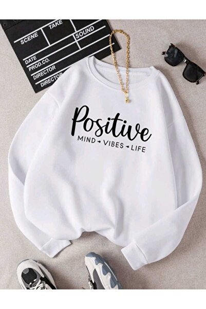 FAVORİST Φούτερ Positive Printed Crew Neck (SOFT).