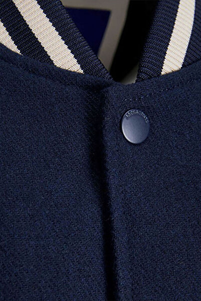 Jack & Jones Ανδρικό παλτό με γιακά κολλεγίου 12241559