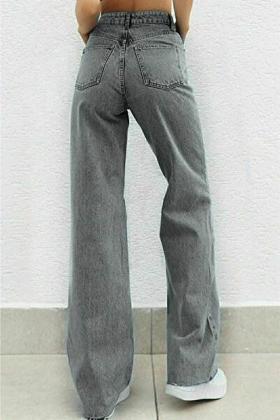 Livik Aris Lycra ψηλόμεσο παντελόνι τζιν με φαρδύ πόδι (ψηλόμεσο)