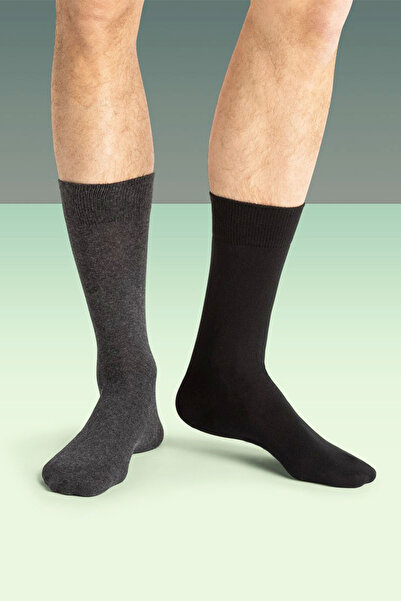 Esinti Men's Socks Bamboo Scented Seamless Classic Socket Socks Thin Long Men's Economical Socks 5 Pieces