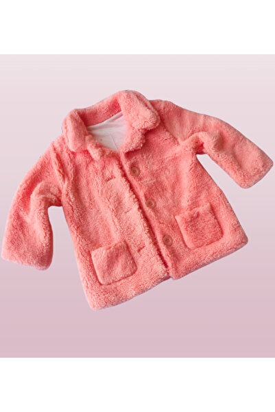 DIDuStore 1/8 Yaş Kız Welsoft Peluş Astarlı Hırka